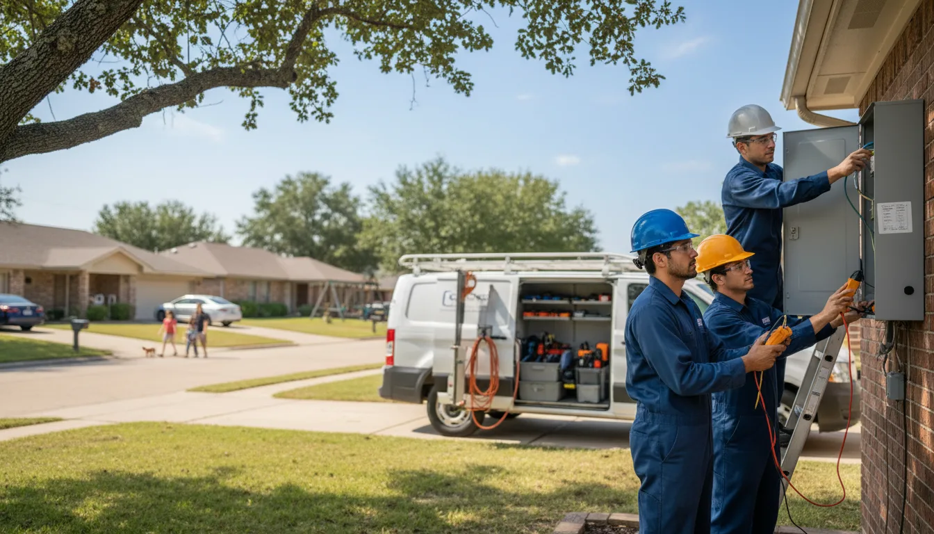 Certified electrician providing emergency electrical services in New Castle, DE